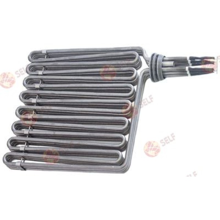 Isıtıcı eleman 15000W 400V ısıtma devresi 3 L 305mm W 290mm H 34mm flanş uzunluğu 19,5mm - 3000656 | Self Endüstriyel Yedek Parç