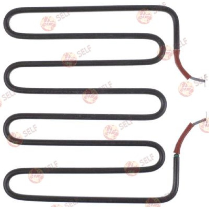 Isıtıcı eleman 500W 110V L 180mm W 200mm W1 48mm W2 105mm boru ø 6,3mm kablo uzunluk 800mm - 3001019 | Self Endüstriyel Yedek Pa