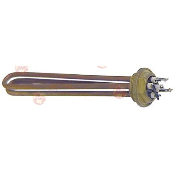 Isıtıcı eleman 2400W 220V ısıtma devresi 1 diş 1½" l 225mm w 24mm h 38mm boru ø 8mm - 3001162 | Self Endüstriyel Yedek Parça