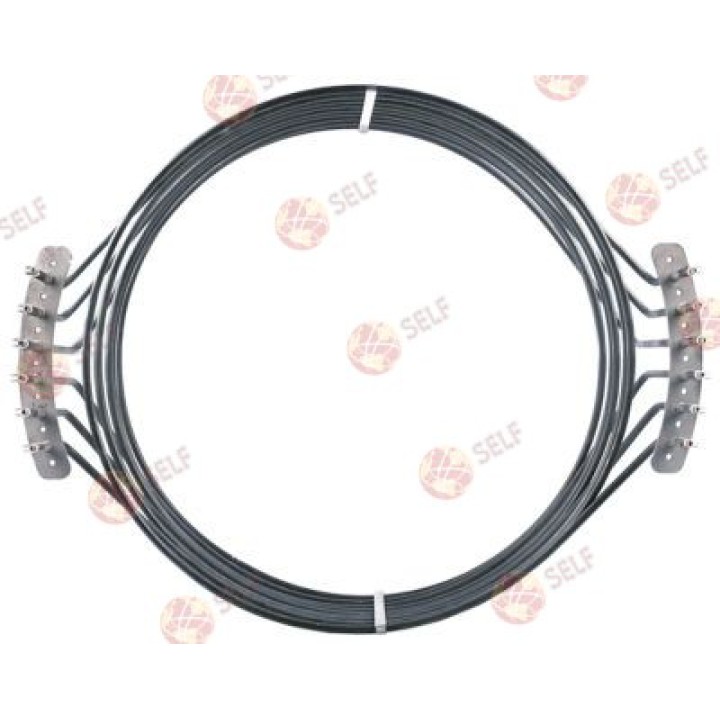 Isıtıcı eleman 15000W 230V ısıtma devresi 6 ID ø 508mm ED ø 515mm L 605mm H 205mm L1 30mm - 3001225 | Self Endüstriyel Yedek Par
