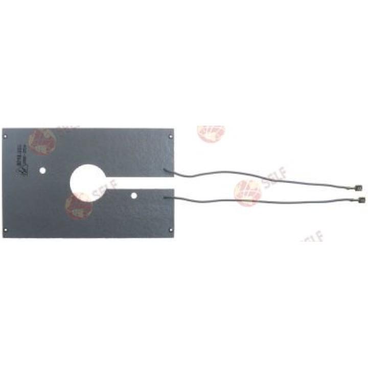 Hot plate 270 W 230 V L 210 mm W 132 mm Connection: Faston 6.3 mm Cable length: 250 mm - 10000010 | Self Endüstriyel Spare Part