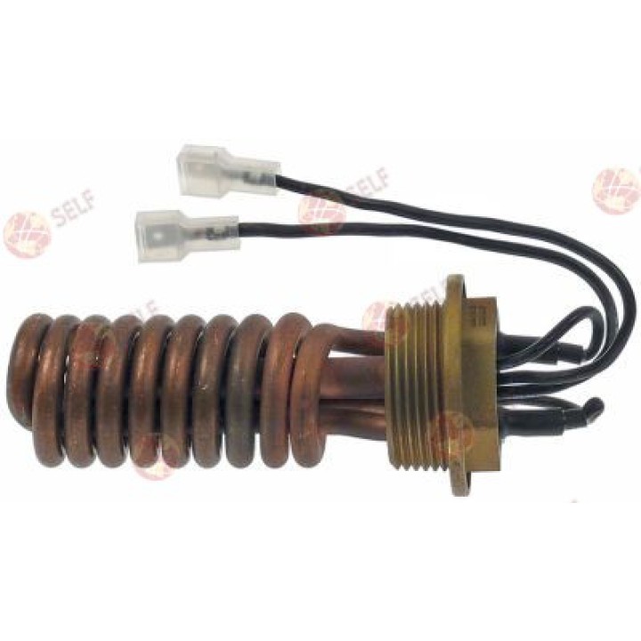 Isıtıcı eleman 2000W 230V ısıtma devresi 1 diş 1¼" L 108mm ø 38mm boru ø 6,5mm - 3001436 | Self Endüstriyel Yedek Parça