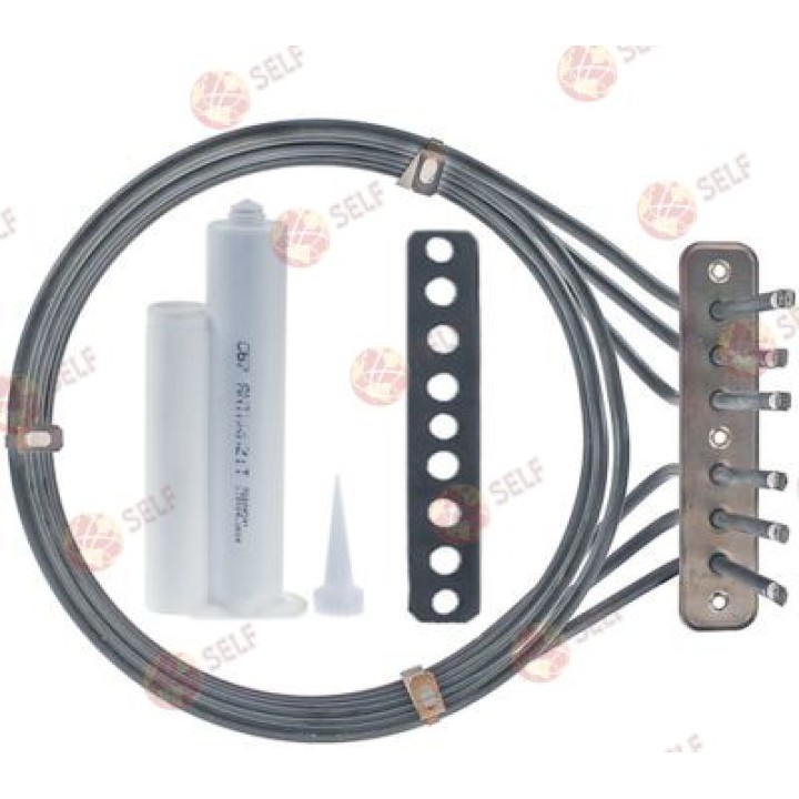 Isıtıcı eleman, kit 4700W 230V ısıtma devresi 3 ID ø 224mm ED ø 235mm L 270mm H 97mm L1 15mm - 3001453 | Self Endüstriyel Yedek 