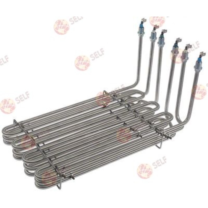 Isıtıcı eleman 6000W 230V ısıtma devresi 3 l 345mm w 200mm h 160mm w1 15mm h1 125mm h2 35mm - 3001496 | Self Endüstriyel Yedek P