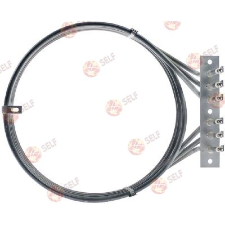 Isıtıcı eleman 7000W 230V ısıtma devresi 3 id ø 216mm ed ø 229mm l 263mm h 78mm l1 23mm - 3001502 | Self Endüstriyel Yedek Parça