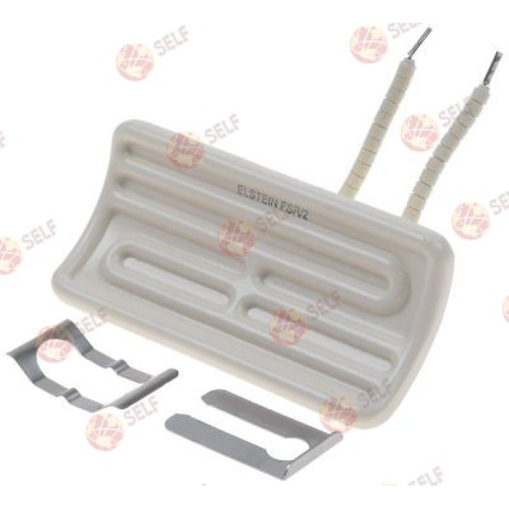 Seramik yayıcı 125W 230V boncuklu kablo L 122mm W 60mm kablo uzunluk 85mm - 3001579 | Self Endüstriyel Yedek Parça