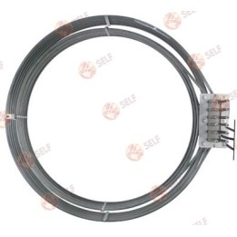 Heating element 20,400 W, 400 V, heating circuits 6, inner diameter 450 mm, outer diameter 525 mm, length 107 mm, height 113 mm 