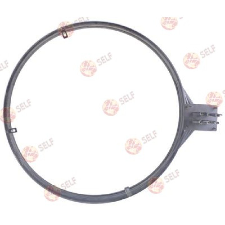 Isıtıcı eleman 18900W 230V ısıtma devresi 3 ID ø 467mm ED ø 484mm L 545mm H 99mm L1 6mm - 3002002 | Self Endüstriyel Yedek Parça