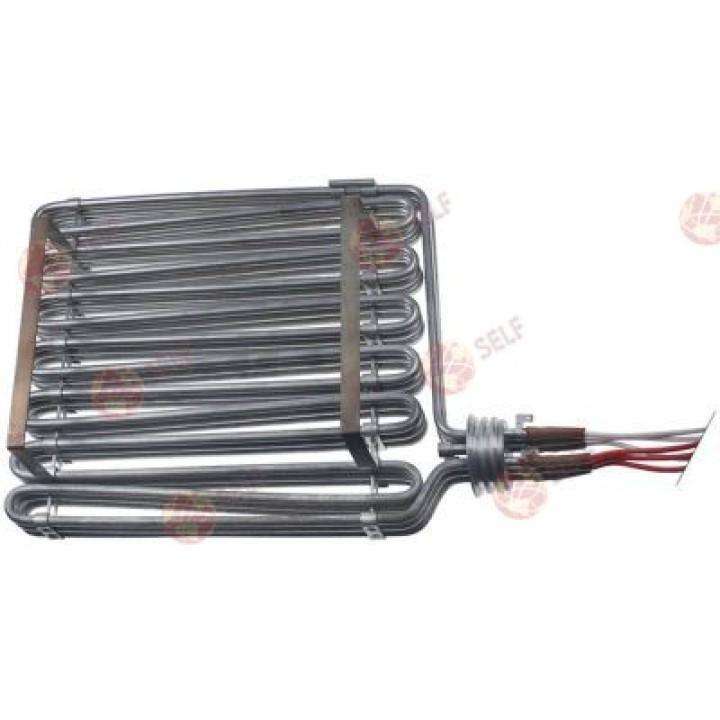 Heating element 18,000 W, 400 V, heating circuits 3, L 387 mm, W 305 mm, H 34 mm, flange length 21 mm - 3002393 | Self Endüstriy