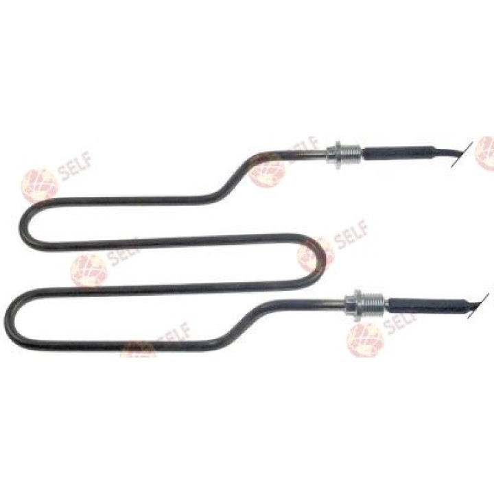 Isıtıcı eleman 120W 220V L 198mm W 114mm H 40mm kablo uzunluk 95mm boru ø 6,5mm soğutma - 3002574 | Self Endüstriyel Yedek Parça