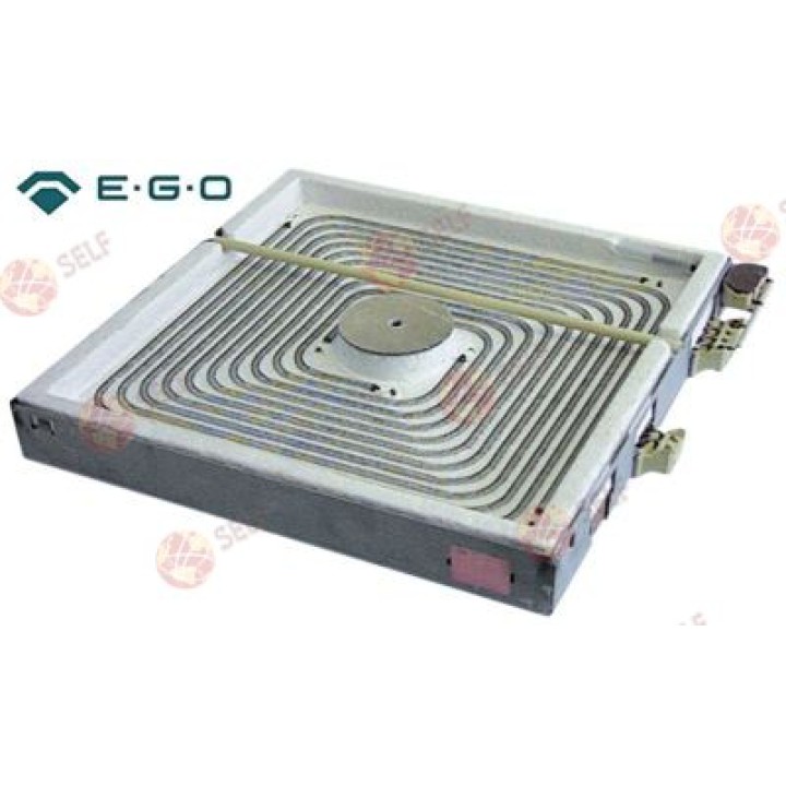 radyasyonlu ısıtıcı U 300 mm G 300 mm 3500 W 400 V bağlantılar 3+2 kare tencere algılama özellikli EGO - 3002683 | Self Endüstri
