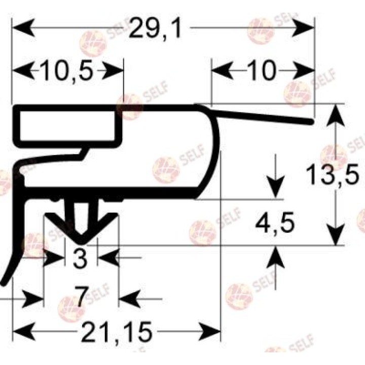 soğutma contası G 558 mm U 732 mm - 1683098 | Self Endüstriyel Yedek Parça