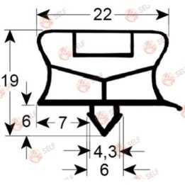 soğutma contası, profil 9794 G 428 mm U 727 mm, AFINOX için uygundur - 1683292 | Self Endüstriyel Yedek Parça