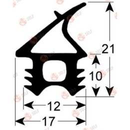 Kapı contası profili 2761 U 680 mm G 400 mm dış tıpa boyutu - 3220611 | Self Endüstriyel Yedek Parça