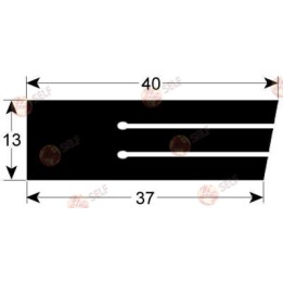 kapı contası 4200 uzunluk 790 mm genişlik 40 mm kalınlık 13 mm - 3220638 | Self Endüstriyel Yedek Parça