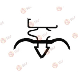 soğutma contası profili 9171 G 585 mm U 1540 mm fiş boyutu gri - 1683514 | Self Endüstriyel Yedek Parça