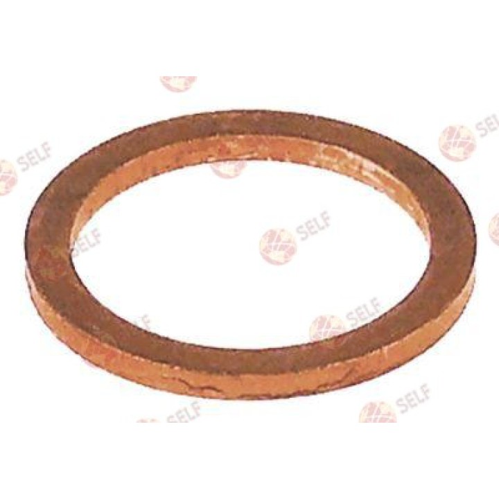 düz bakır conta D1 ø 25,8 mm D2 ø 20,4 mm kalınlık 2 mm - 1681320 | Self Endüstriyel Yedek Parça