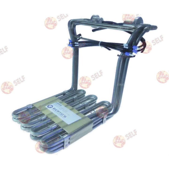 fritöz için ısıtma elemanı 9000 W 230 V uzunluk 310 mm genişlik 250 mm BERTOS E7F10-8MS - 3003712 | Self Endüstriyel Yedek Parça