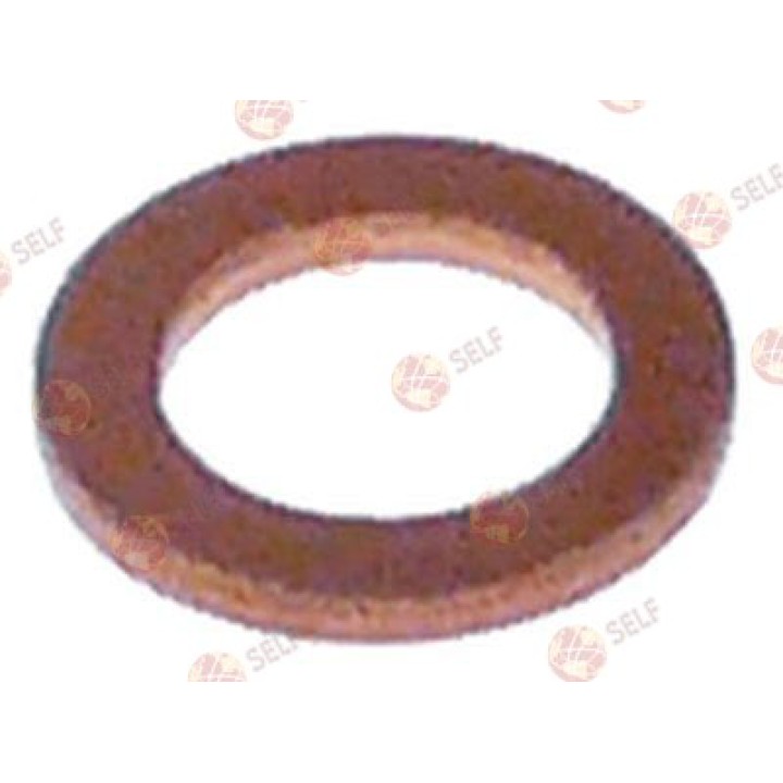 düz contalı bakır, çap 1 ø 10 mm, d2 ø 6 mm, kalınlık 1 mm - 1681425 | Self Endüstriyel Yedek Parça