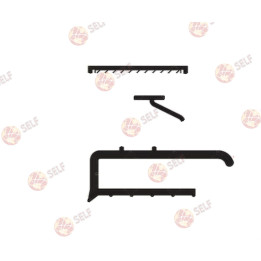 guarnizione mezzo bordo 535x420 mm - 1684380 | Self Endüstriyel Spare Part