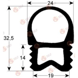 kapı contası 2448 uzunluk 980 mm genişlik 730 mm - 3220154 | Self Endüstriyel Yedek Parça