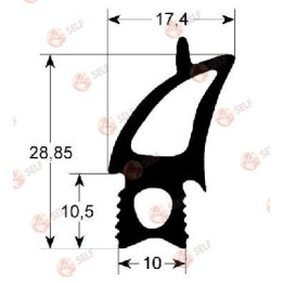 kapı contası profili 2730 W 680 mm L 1495 mm - 3220179 | Self Endüstriyel Yedek Parça