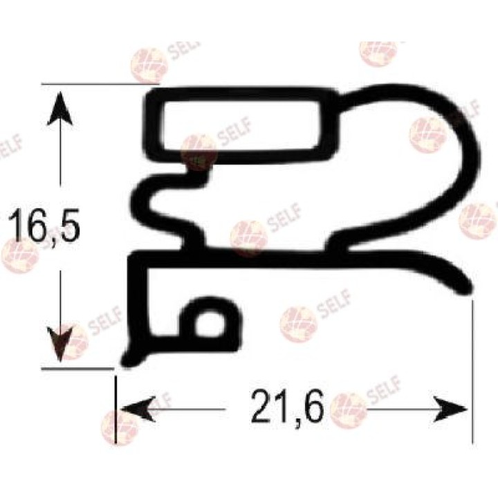 soğutma contası 9030 uzunluk 420 mm genişlik 180 mm dış boyut - 1682569 | Self Endüstriyel Yedek Parça