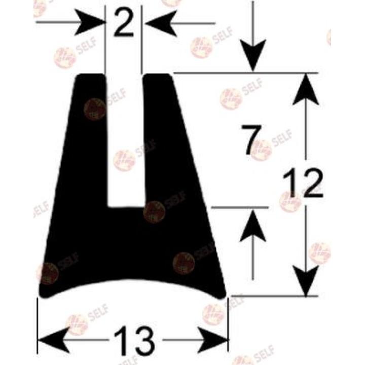 window gasket profile 1630 L 1075mm - 1682630 | Self Endüstriyel Spare Part