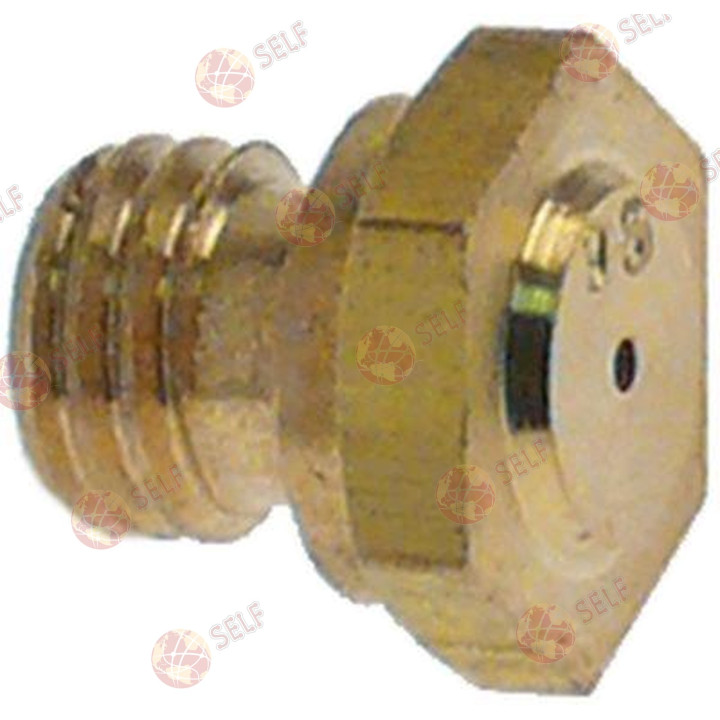 gaz enjektörü dişi M7x1 WS 10 iç çap ø 0,55 mm - 2360110 | Self Endüstriyel Yedek Parça
