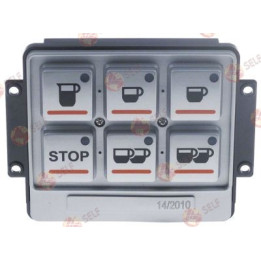 tuş takımı ünitesi, 6 tuş, uzunluk 100 mm, genişlik 90 mm - 2141241 | Self Endüstriyel Yedek Parça