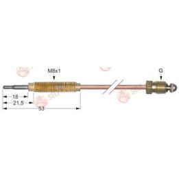 المزدوج الحراري M9x1 بطول 1200 مم M8x1 - 10120063 | Self Endüstriyel