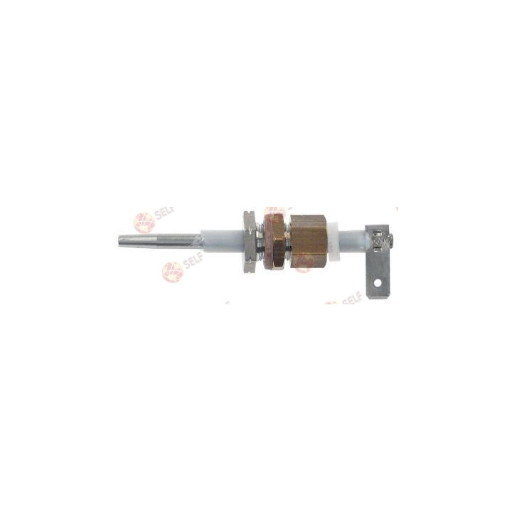 seviye elektrotu M10 toplam uzunluk 70 mm prob L 40 mm yalıtımlı prob uzunluğu 14 mm bağlantı F6,3 ø 4 mm - 4440063 | Self Endüs