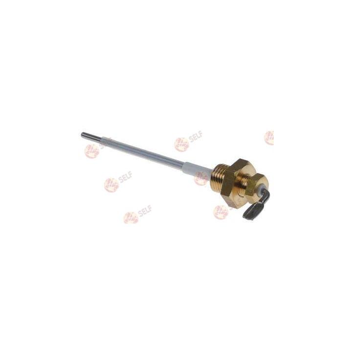 seviye elektrotu 1/4" toplam uzunluk 105 mm prob uzunluğu 87 mm yalıtımlı prob uzunluğu 74 mm - 4440065 | Self Endüstriyel Yedek