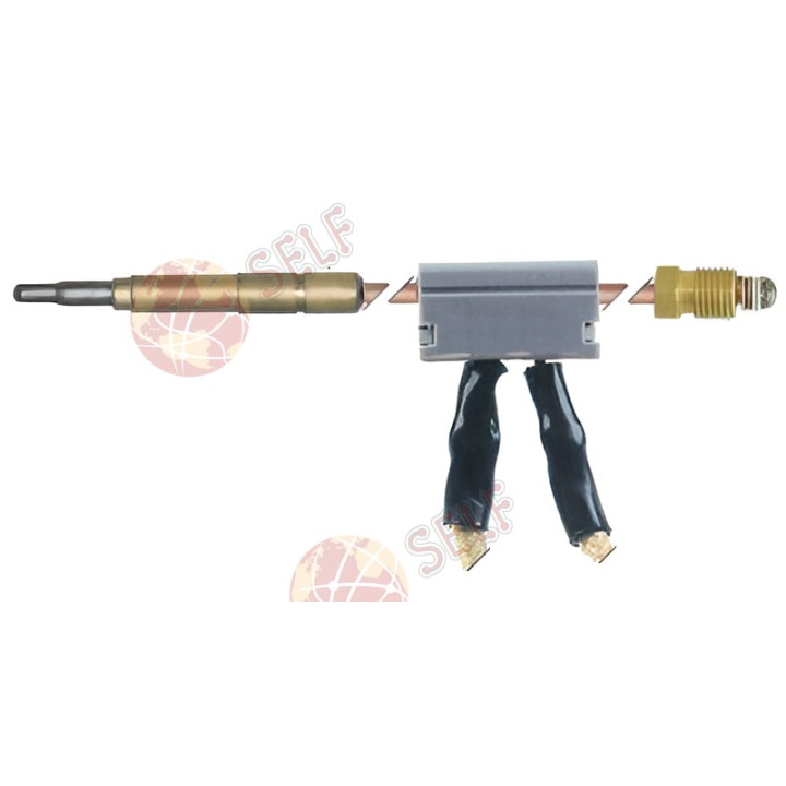 kesicili termokupl M9x1 L 600 mm fiş bağlantısı ø6,0 mm kablo 700 mm - 10120126 | Self Endüstriyel Yedek Parça