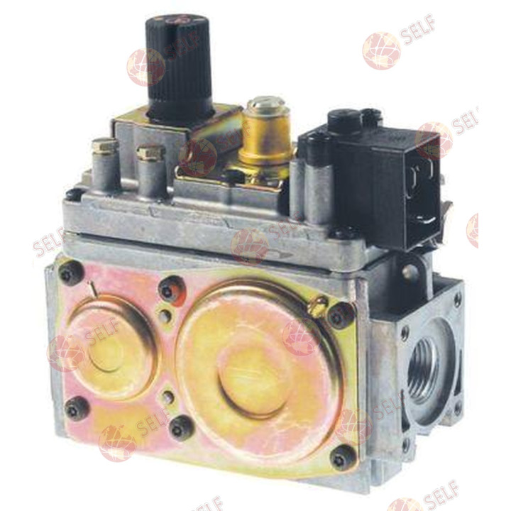 gaz vanası 820 serisi 230V 50Hz gaz girişi 1/2" gaz çıkışı 1/2" termokupl bağlantısı M9x1 - 2640104 | Self Endüstriyel Yedek Par