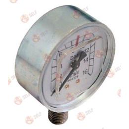 manometre 62 mm çap 0-16 bar 1/4" - 9700049 | Self Endüstriyel Yedek Parça
