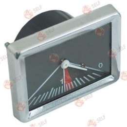 manometre ø 52 mm, basınç aralığı 0 ila 3 bar, arka tarafta bağlantı, 1,5 işaretli, 1/4" dişli - 9700050 | Self Endüstriyel Yede
