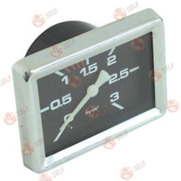 basınç göstergesi 52 mm çap 0-3 bar 1/4" - 1260025 | Self Endüstriyel Yedek Parça