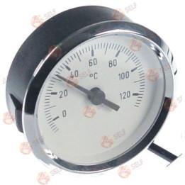 termometre montajı ø 60 mm t.maks. 120°C 0 ila +120°C prob ø 8,5 mm prob L 15 mm - 2960432 | Self Endüstriyel Yedek Parça