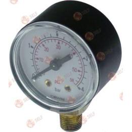manometre ø 40 mm basınç aralığı 0-6 bar bağlantı dişli 1/8" - 9700063 | Self Endüstriyel Yedek Parça
