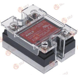 katı hal rölesi ANLY 1 faz 75A 48-480V 4-32VDC L 47,5 mm W 43 mm vidalı tip ASR-75DA-H - 3500769 | Self Endüstriyel Yedek Parça