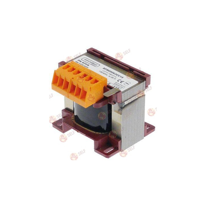 transformatör birincil 230/400 VAC ikincil 115 VAC 63 VA ikincil 0,5 A y 78 mm u 85 mm g 77 mm - 5000144 | Self Endüstriyel Yede
