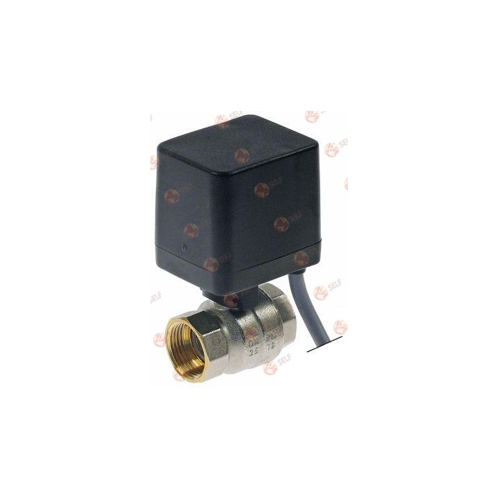 kombi buharlı fırın için küresel vana giriş 1" IT çıkış 1" IT 2 yollu 230V 50/60Hz pirinç - 3620018 | Self Endüstriyel Yedek Par