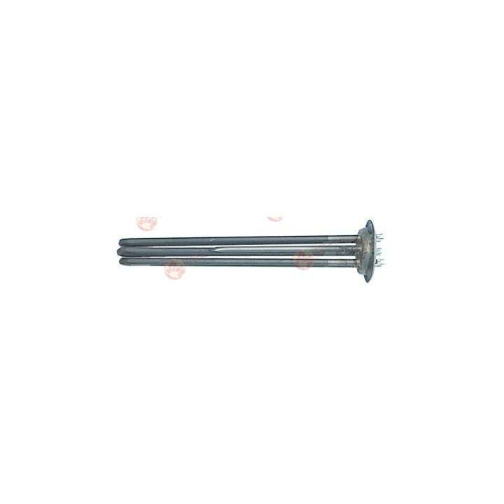 ısıtma elemanı 6000 W 230 V ısıtma devreleri 3 montaj çapı 60 mm uzunluk 348 mm genişlik 34 mm yükseklik 39 mm yuvarlak flanş - 