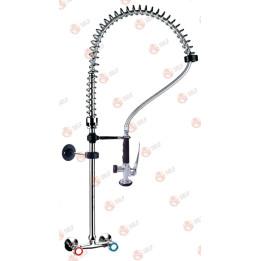 duvara monte su musluğu ile ön yıkama ünitesi, döner musluk bağlantısı olmayan musluk başlığı 1/2" - 3980010 | Self Endüstriyel 