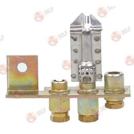 pilot burner POLIDORO 3 flames gas connection 6mm - 1500334 | Self Endüstriyel Spare Part