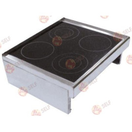 seramik ocak U 700 mm G 650 mm Y 100 mm komple - 9220004 | Self Endüstriyel Yedek Parça