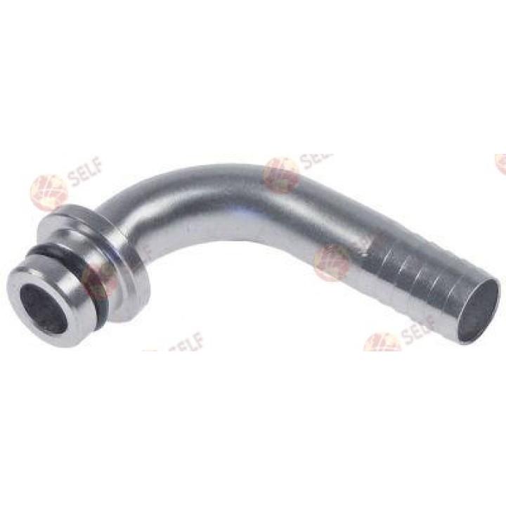 Hose connector, 3/8" post-mix SHURFLO gas inlet, stainless steel - 4620020 | Self Endüstriyel Spare Part