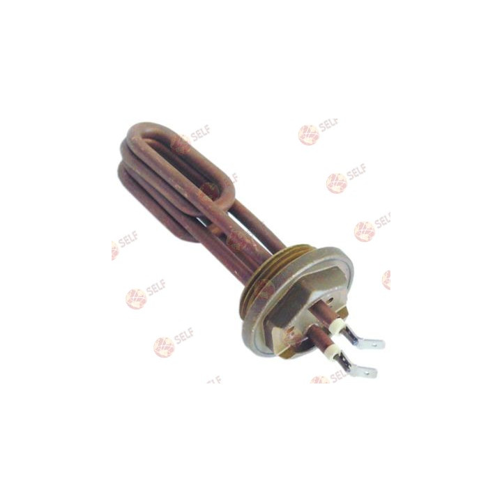 ısıtma elemanı 1300 W 230 V ısıtma devreleri 1 dişli 1¼" U 105 mm G 26 mm Y 25 mm boru çapı 8,5 mm - 1360518 | Self Endüstriyel 