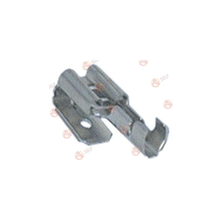 fiş konektörü boyutu 6,3x0,8 mm 1,0-2,5 mm² düz Fe gal Ni t.maks. 340°C Adet 100 adet - 9360051 | Self Endüstriyel Yedek Parça